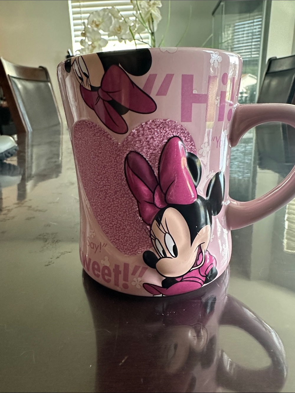 Disney Minnie Mouse Pink Ceramic Coffee Mug